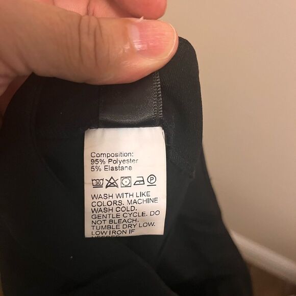 Elegant Black Wide Leg Women's Trousers - Picture 4 of 4